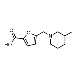 5-((3-Methylpiperidin-1-yl)methyl)furan-2-carboxylic acid|CS-0330255