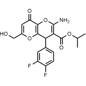 Isopropyl 2-amino-4-(3,4-difluorophenyl)-6-(hydroxymethyl)-8-oxo-4,8-dihydropyrano[3,2-b]pyran-3-carboxylate|CS-0330281