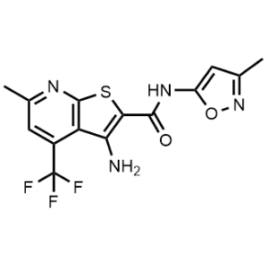 3-Amino-6-methyl-N-(3-methylisoxazol-5-yl)-4-(trifluoromethyl)thieno[2,3-b]pyridine-2-carboxamide|CS-0330285