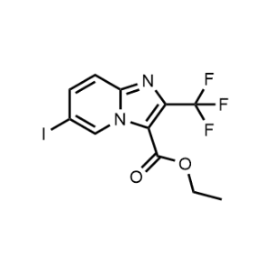 Ethyl 6-iodo-2-(trifluoromethyl)imidazo[1,2-a]pyridine-3-carboxylate|CS-0330430