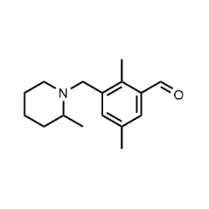 2,5-Dimethyl-3-((2-methylpiperidin-1-yl)methyl)benzaldehyde|CS-0330494