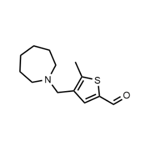 4-(Azepan-1-ylmethyl)-5-methylthiophene-2-carbaldehyde|CS-0330533