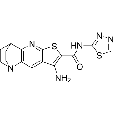8-Amino-N-(1,3,4-thiadiazol-2-yl)-3,4-dihydro-2H-1,4-ethanothieno[2,3-b][1,5]naphthyridine-7-carboxamide|CS-0330536