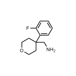(4-(2-Fluorophenyl)tetrahydro-2H-pyran-4-yl)methanamine|CS-0330540