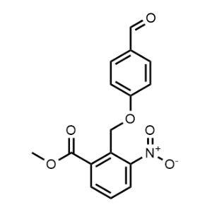 Methyl 2-((4-formylphenoxy)methyl)-3-nitrobenzoate|CS-0330625