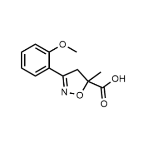 3-(2-Methoxyphenyl)-5-methyl-4,5-dihydroisoxazole-5-carboxylic acid|CS-0330719