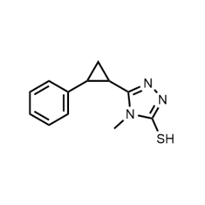 4-Methyl-5-(2-phenylcyclopropyl)-4H-1,2,4-triazole-3-thiol|CS-0330769