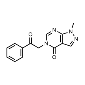 1-Methyl-5-(2-oxo-2-phenylethyl)-1,5-dihydro-4H-pyrazolo[3,4-d]pyrimidin-4-one|CS-0330784