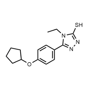 5-(4-(Cyclopentyloxy)phenyl)-4-ethyl-4H-1,2,4-triazole-3-thiol|CS-0330841