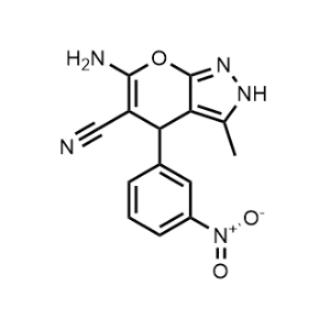 6-Amino-3-methyl-4-(3-nitrophenyl)-2,4-dihydropyrano[2,3-c]pyrazole-5-carbonitrile|CS-0331013