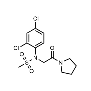 N-(2,4-dichlorophenyl)-N-(2-oxo-2-(pyrrolidin-1-yl)ethyl)methanesulfonamide|CS-0331269