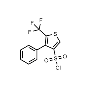 4-Phenyl-5-(trifluoromethyl)thiophene-3-sulfonyl chloride|CS-0331384