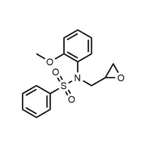 N-(2-methoxyphenyl)-N-(oxiran-2-ylmethyl)benzenesulfonamide|CS-0331409