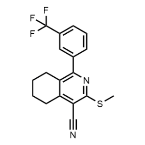 3-(Methylthio)-1-(3-(trifluoromethyl)phenyl)-5,6,7,8-tetrahydroisoquinoline-4-carbonitrile|CS-0331639
