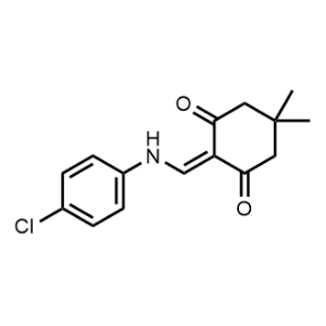 2-(((4-Chlorophenyl)amino)methylene)-5,5-dimethylcyclohexane-1,3-dione|CS-0331792