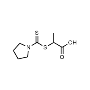2-((Pyrrolidine-1-carbonothioyl)thio)propanoic acid|CS-0331854