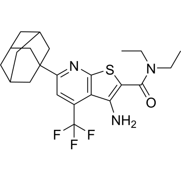 6-(Adamantan-1-yl)-3-amino-N,N-diethyl-4-(trifluoromethyl)thieno[2,3-b]pyridine-2-carboxamide|CS-0332016