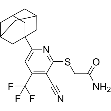 2-((6-(Adamantan-1-yl)-3-cyano-4-(trifluoromethyl)pyridin-2-yl)thio)acetamide|CS-0332022
