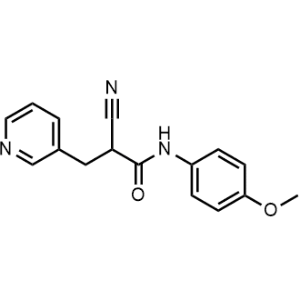 2-Cyano-N-(4-methoxyphenyl)-3-(pyridin-3-yl)propanamide|CS-0332046