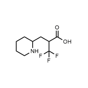 3,3,3-Trifluoro-2-(piperidin-2-ylmethyl)propanoic acid|CS-0332059