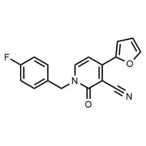 1-(4-Fluorobenzyl)-4-(furan-2-yl)-2-oxo-1,2-dihydropyridine-3-carbonitrile|CS-0332064