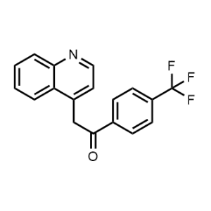 2-(Quinolin-4-yl)-1-(4-(trifluoromethyl)phenyl)ethan-1-one|CS-0332104