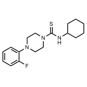 N-cyclohexyl-4-(2-fluorophenyl)piperazine-1-carbothioamide|CS-0332145