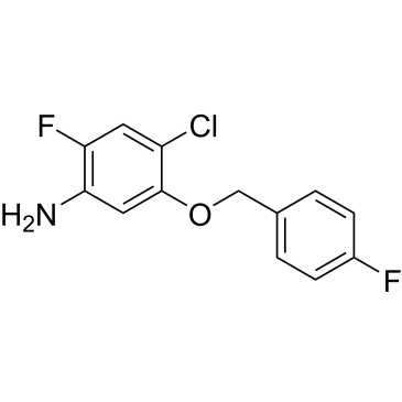 4-Chloro-2-fluoro-5-((4-fluorobenzyl)oxy)aniline|CS-0332149