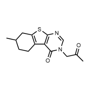 7-Methyl-3-(2-oxopropyl)-5,6,7,8-tetrahydrobenzo[4,5]thieno[2,3-d]pyrimidin-4(3H)-one|CS-0332153