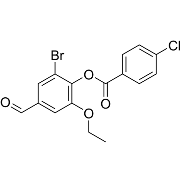 2-Bromo-6-ethoxy-4-formylphenyl 4-chlorobenzoate|CS-0332285
