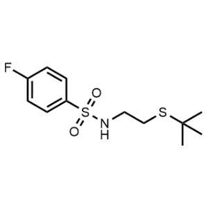 N-(2-(tert-butylthio)ethyl)-4-fluorobenzenesulfonamide|CS-0332286