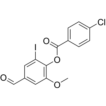 4-Formyl-2-iodo-6-methoxyphenyl 4-chlorobenzoate|CS-0332291