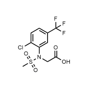 N-(2-chloro-5-(trifluoromethyl)phenyl)-N-(methylsulfonyl)glycine|CS-0332305