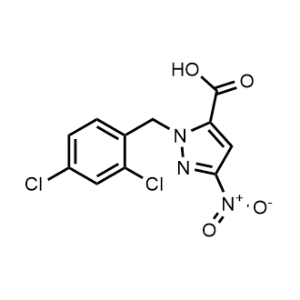 1-(2,4-Dichlorobenzyl)-3-nitro-1H-pyrazole-5-carboxylic acid|CS-0332411