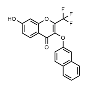 7-Hydroxy-3-(naphthalen-2-yloxy)-2-(trifluoromethyl)-4H-chromen-4-one|CS-0332548