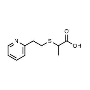 2-((2-(Pyridin-2-yl)ethyl)thio)propanoic acid|CS-0332631