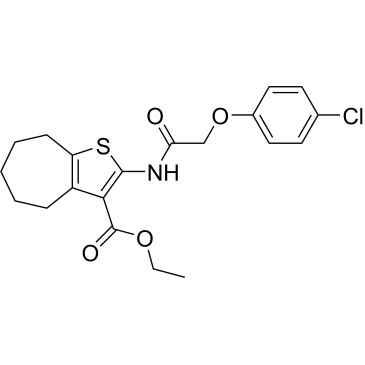 Ethyl 2-(2-(4-chlorophenoxy)acetamido)-5,6,7,8-tetrahydro-4H-cyclohepta[b]thiophene-3-carboxylate|CS-0332661