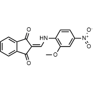 2-(((2-Methoxy-4-nitrophenyl)amino)methylene)-1H-indene-1,3(2H)-dione|CS-0332673