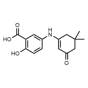 5-((5,5-Dimethyl-3-oxocyclohex-1-en-1-yl)amino)-2-hydroxybenzoic acid|CS-0332722