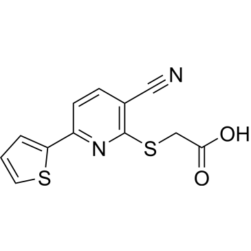 2-((3-Cyano-6-(thiophen-2-yl)pyridin-2-yl)thio)acetic acid|CS-0332734