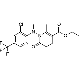 Ethyl 1-((3-chloro-5-(trifluoromethyl)pyridin-2-yl)(methyl)amino)-2-methyl-6-oxo-1,4,5,6-tetrahydropyridine-3-carboxylate|CS-0332774