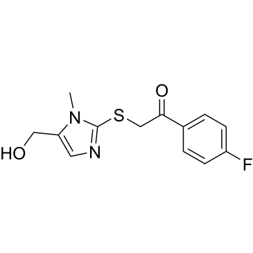 1-(4-Fluorophenyl)-2-((5-(hydroxymethyl)-1-methyl-1H-imidazol-2-yl)thio)ethan-1-one|CS-0332790