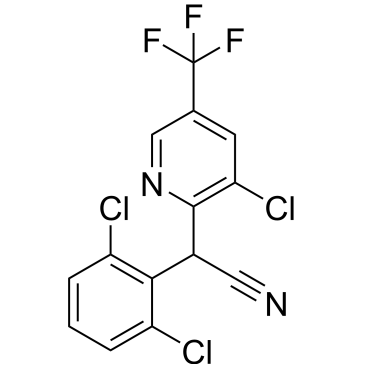 2-(3-Chloro-5-(trifluoromethyl)pyridin-2-yl)-2-(2,6-dichlorophenyl)acetonitrile|CS-0332802