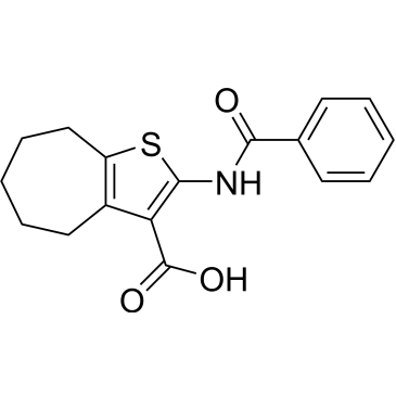 2-Benzamido-5,6,7,8-tetrahydro-4H-cyclohepta[b]thiophene-3-carboxylic acid|CS-0332847