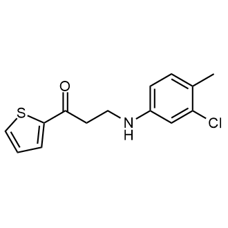 3-((3-Chloro-4-methylphenyl)amino)-1-(thiophen-2-yl)propan-1-one|CS-0332865