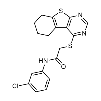 N-(3-chlorophenyl)-2-((5,6,7,8-tetrahydrobenzo[4,5]thieno[2,3-d]pyrimidin-4-yl)thio)acetamide|CS-0332895
