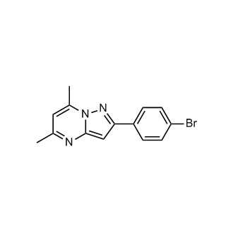 2-(4-Bromophenyl)-5,7-dimethylpyrazolo[1,5-a]pyrimidine|CS-0333168