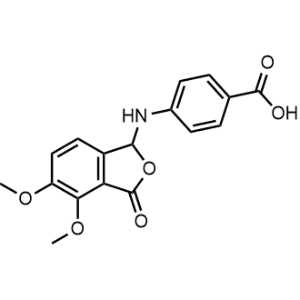 4-((4,5-Dimethoxy-3-oxo-1,3-dihydroisobenzofuran-1-yl)amino)benzoic acid|CS-0333189
