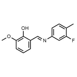2-(((3-Fluoro-4-methylphenyl)imino)methyl)-6-methoxyphenol|CS-0333238