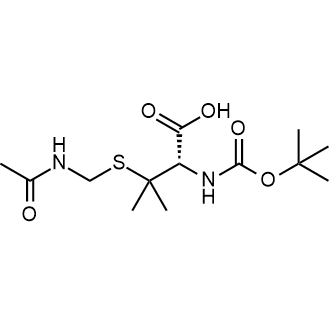 (S)-3-((acetamidomethyl)thio)-2-((tert-butoxycarbonyl)amino)-3-methylbutanoic acid|CS-0333683